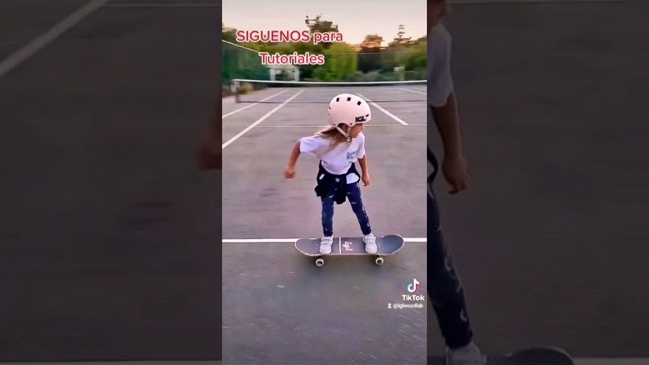 Quieres aprender a andar en Skate #skateboarding #girl #deportes #sport #tutorial #skateboard #kids