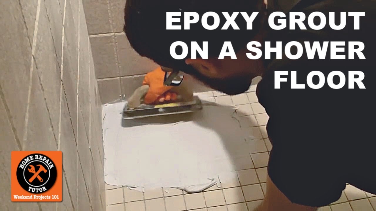 How to Use Epoxy Grout on a Tiled Shower Floor