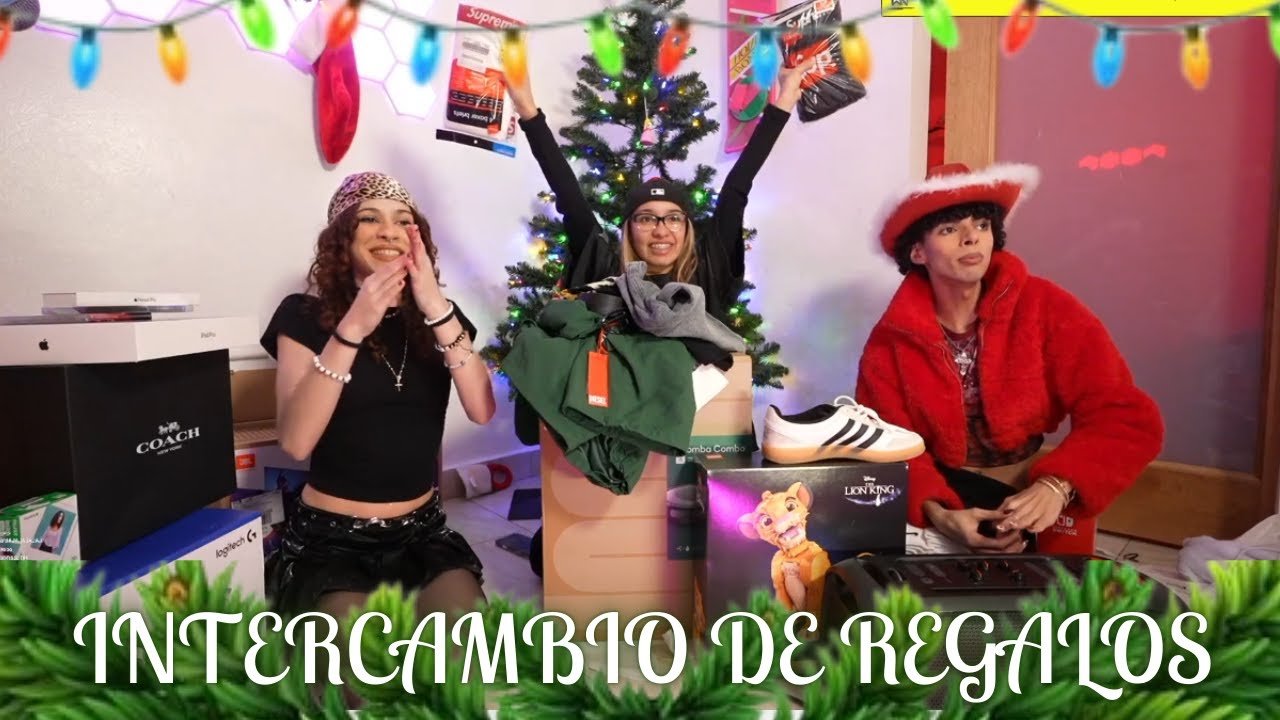 🎁INTERCAMBIO DE REGALOS NAVIDEÑOS🎄 | Alex, Rai y Alo ✨