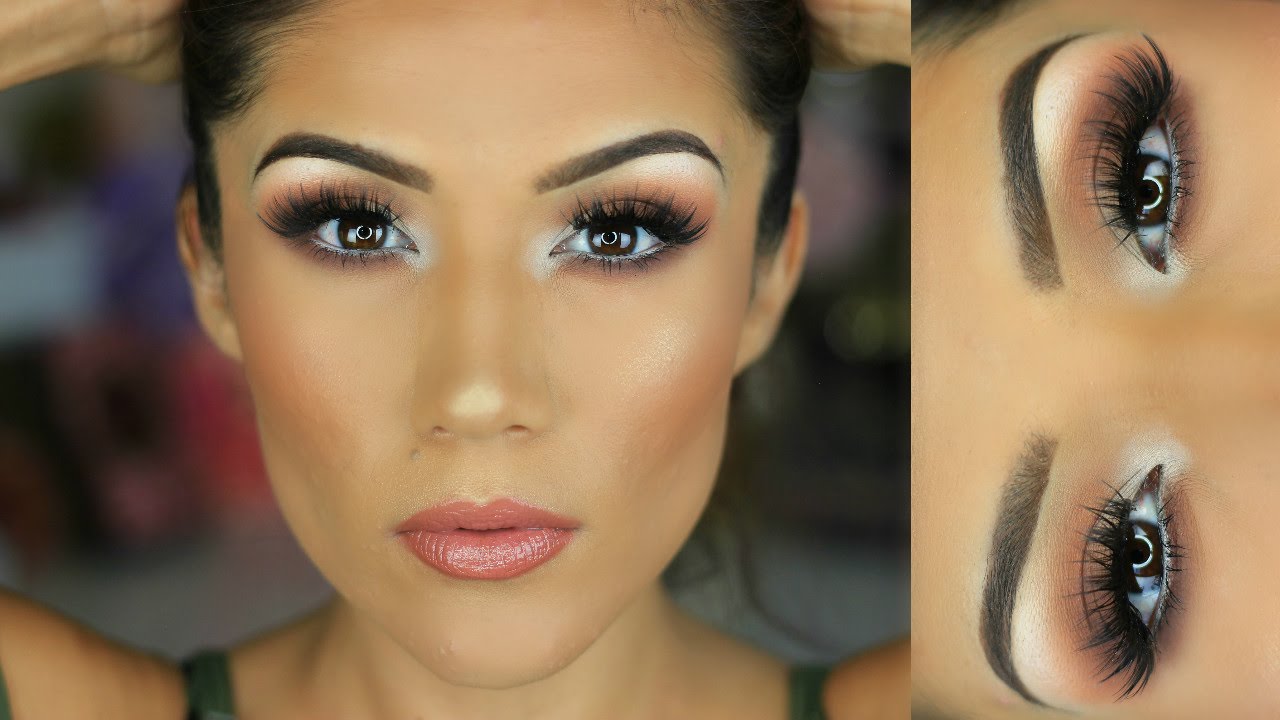 Warm Orange Eyes I Neutral Makeup Look