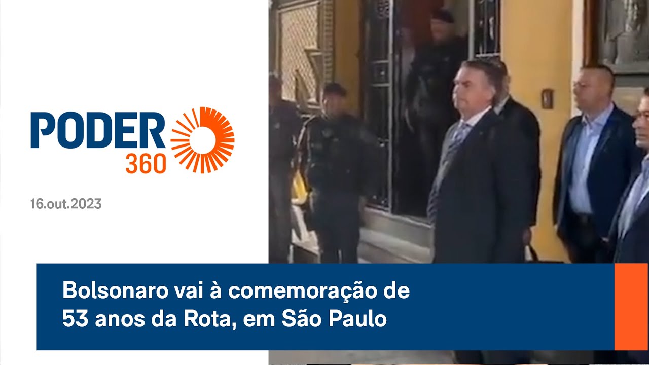Bolsonaro vai à comemoração de 53 anos da Rota, em São Paulo
