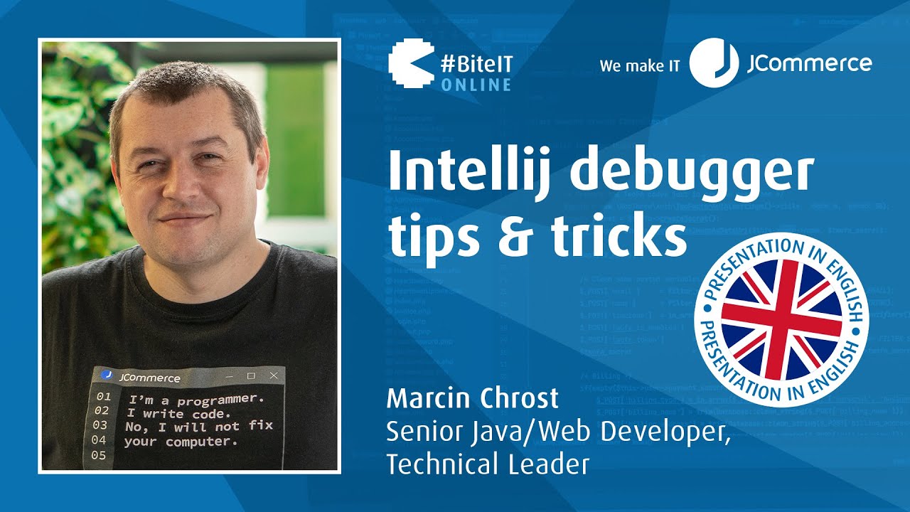 BiteIT #73: IntelliJ debugger tips & tricks (in English) | Marcin Chrost