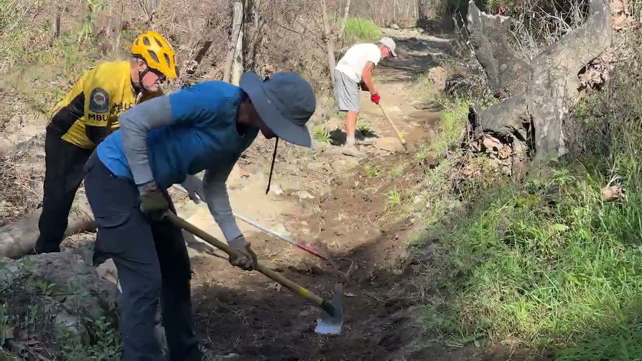 Malibu Creek State Park Trailwork - Crags Road