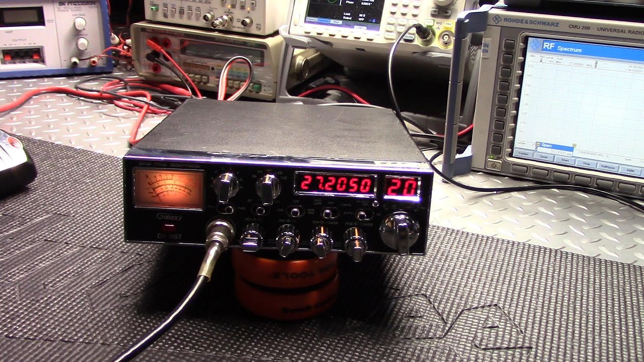 Galaxy 95T Big Rig Series Red Eyed Beast CB Radio Clean Audio