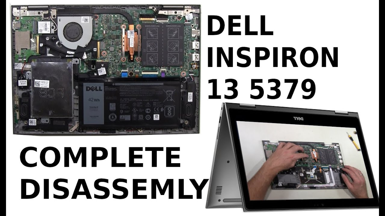 Dell Inspiron 13 5379 Take Apart Complete Disassemble