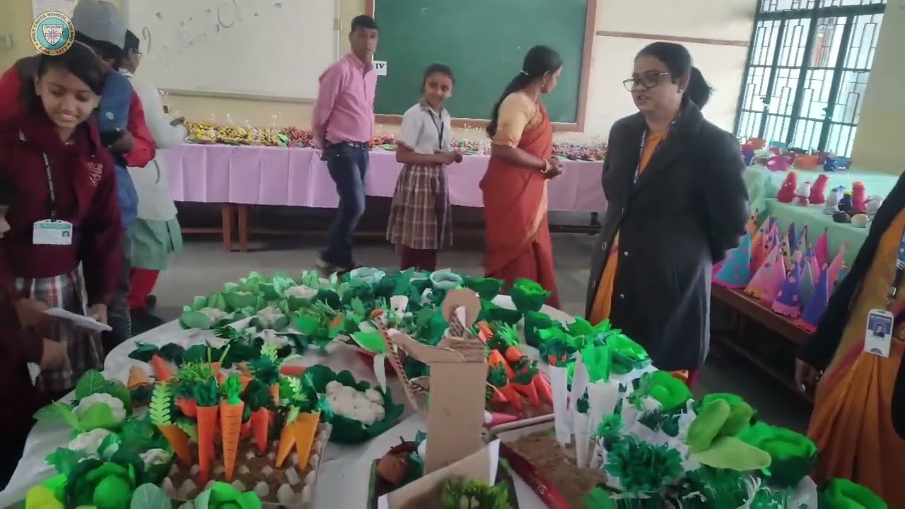 Art Exhibition & Parent-Teacher Meeting at Holy Cross School Bokaro #hcs #exhibition #ptm #education
