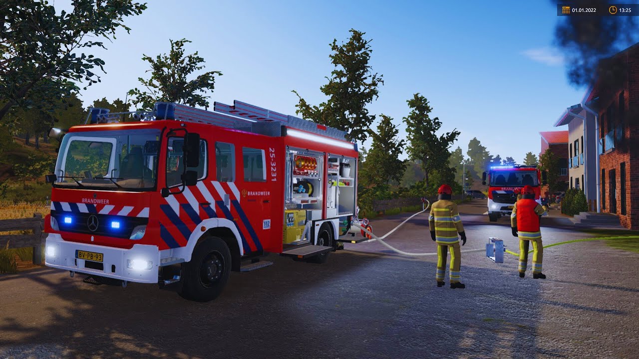 Emergency Call 112 - Dutch Volunteer Firefighters Responding!