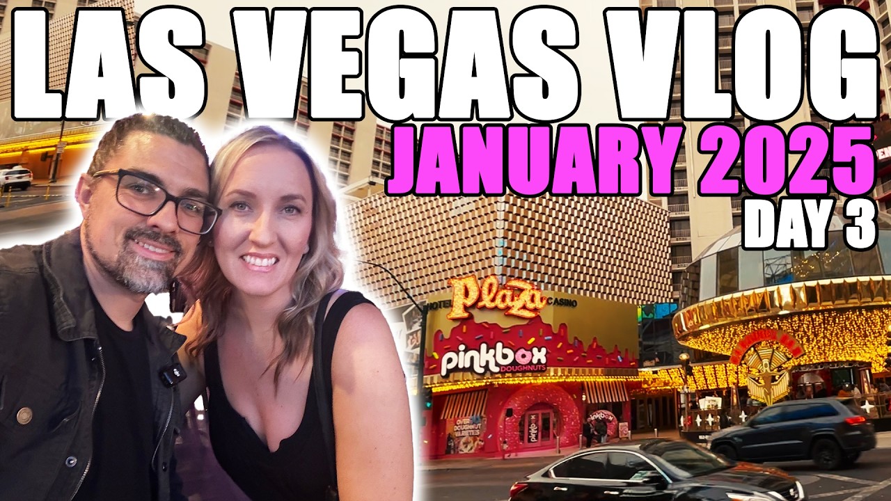 I GOT HER HOOKED! Las Vegas Vlog - Day 3 - El Cortez, Circa, Plaza, Oscar's Steakhouse