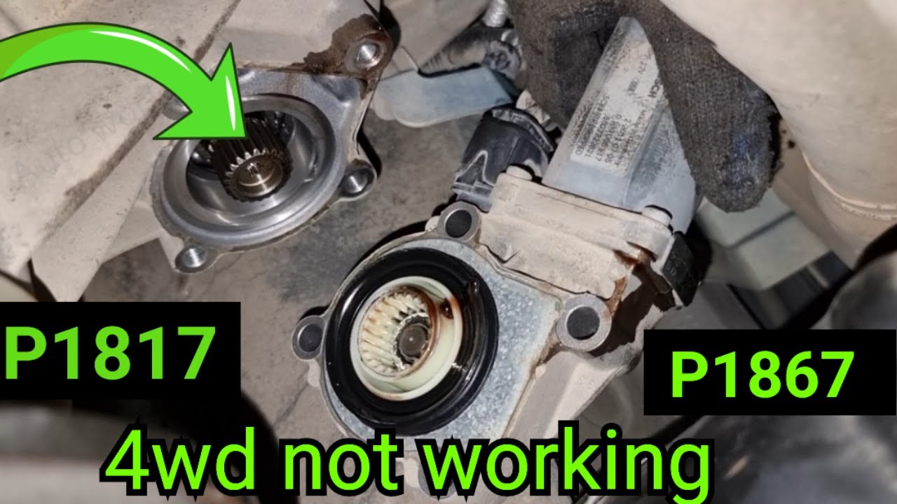 2008-2020 Nissan patrol Four Wheel Drive Inoperative DTC P1867: Transfer Case Shift Motor Replace