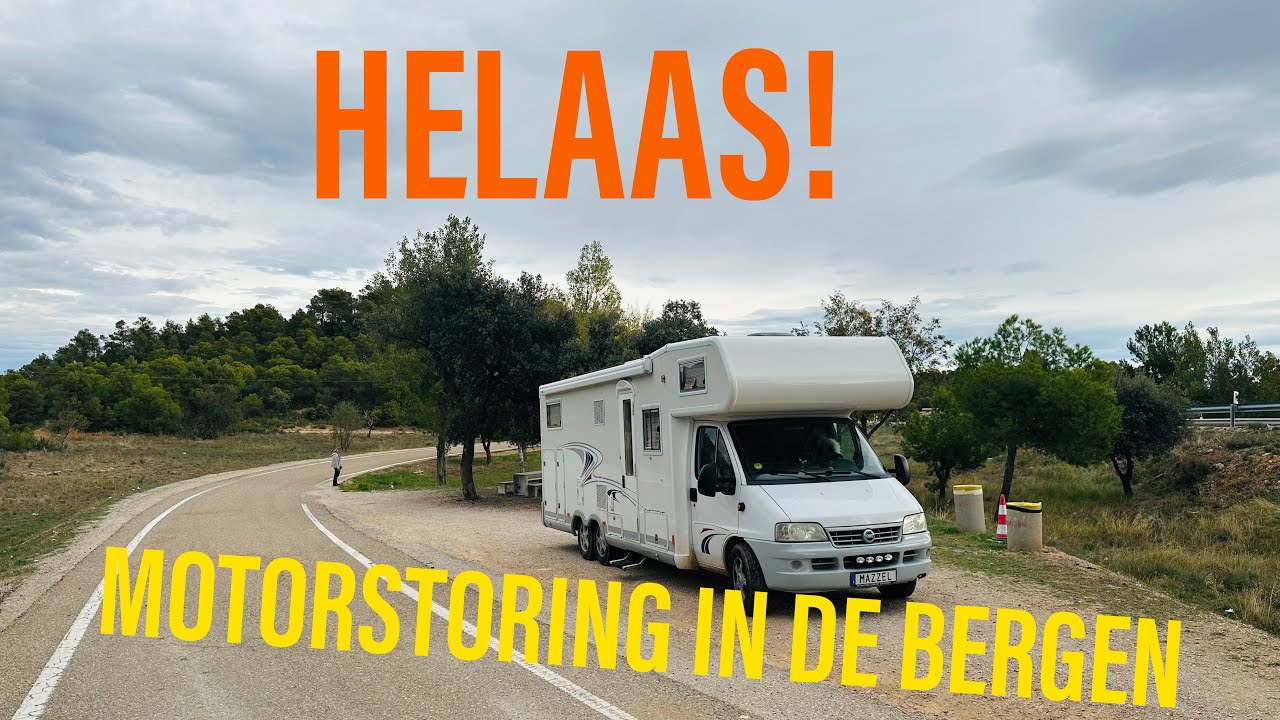 #654 WE VALLEN STIL BERGOP. #Overwinteren met de #camper 13