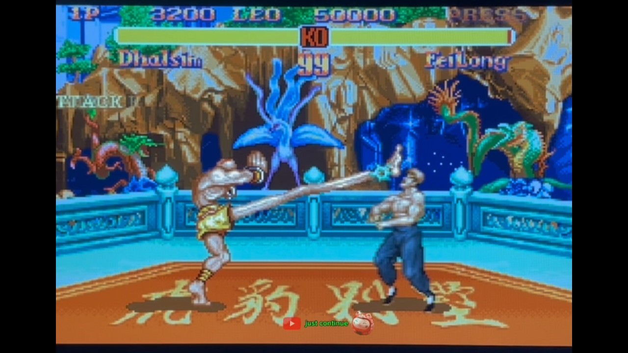 Dhalsim VS FeiLong/super street fighter 2