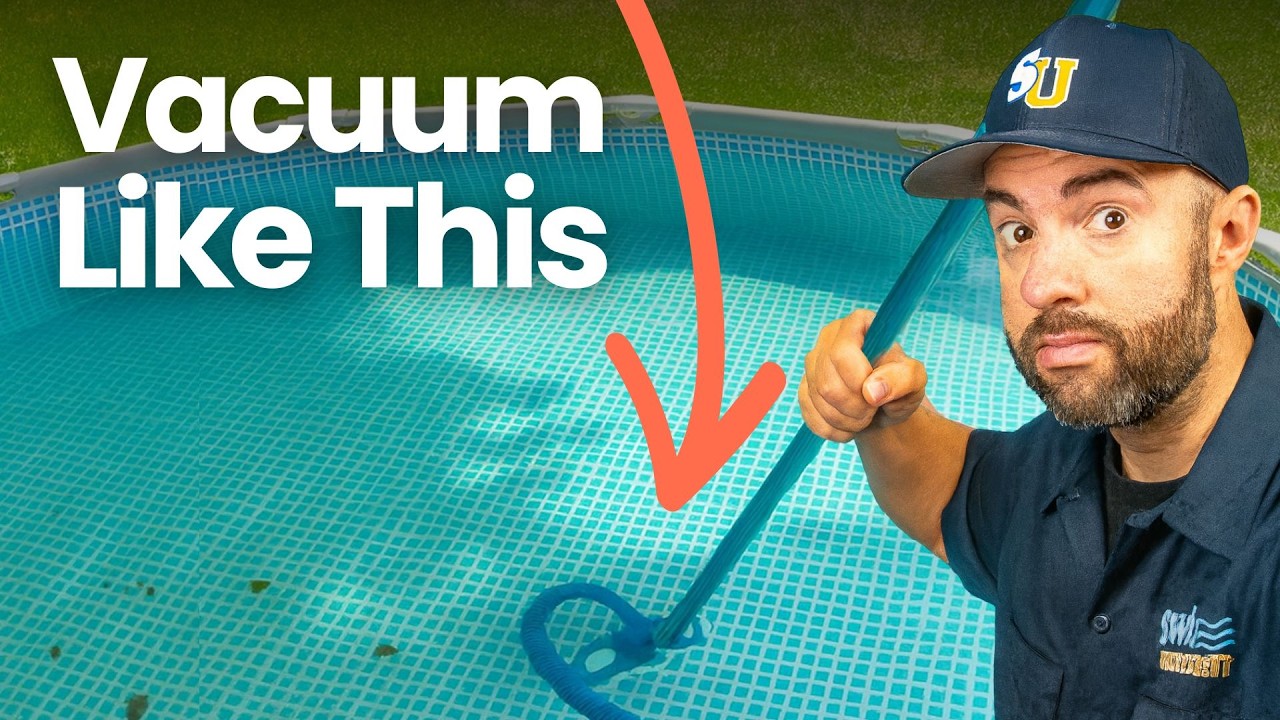 How to Vacuum an ABOVE GROUND POOL