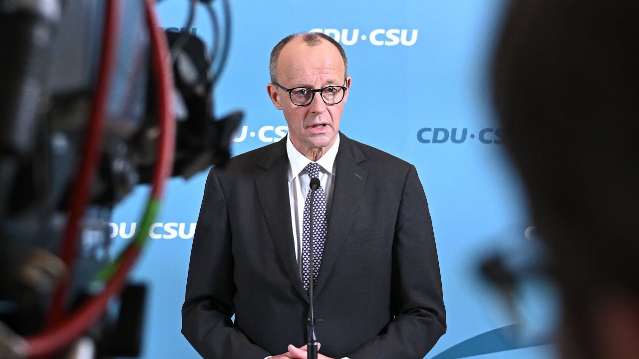 25. Februar 2025 | Live-Statement mit Friedrich Merz & Markus Söder