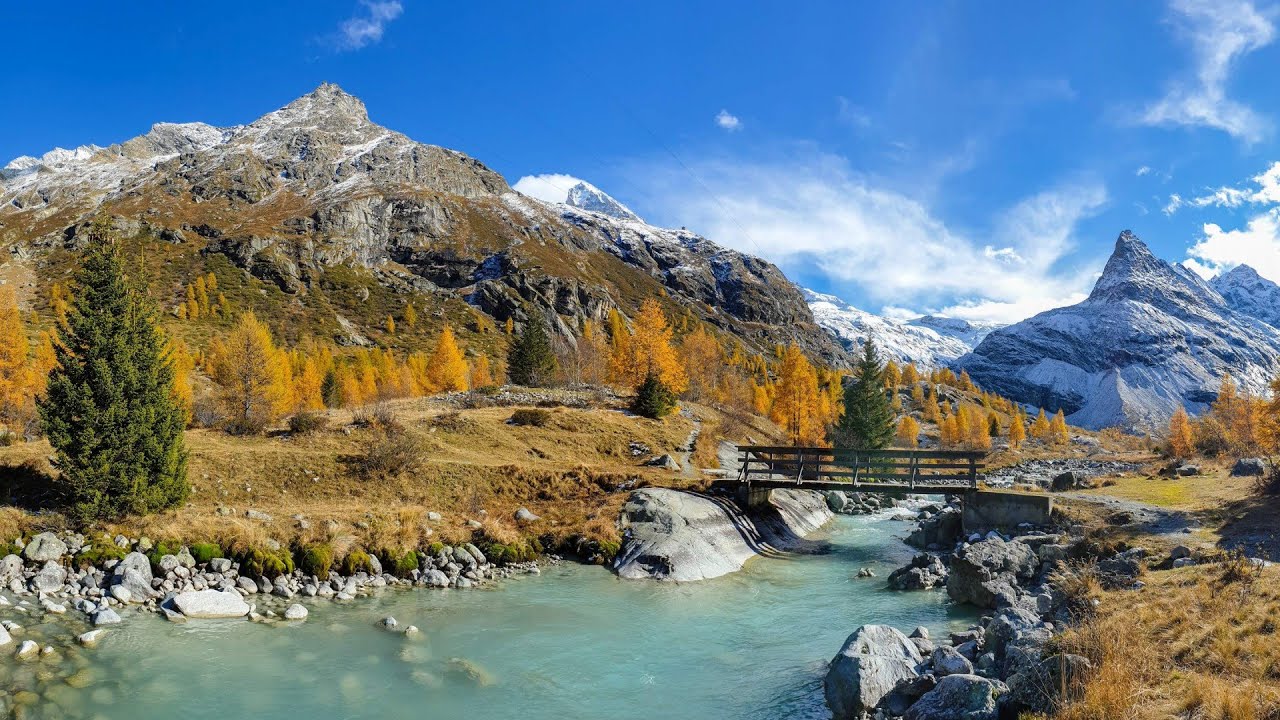 Hiking in Switzerland | Val d'Hérens from Ferpècle to Bricola | Canton Valais | 2023 (4K)