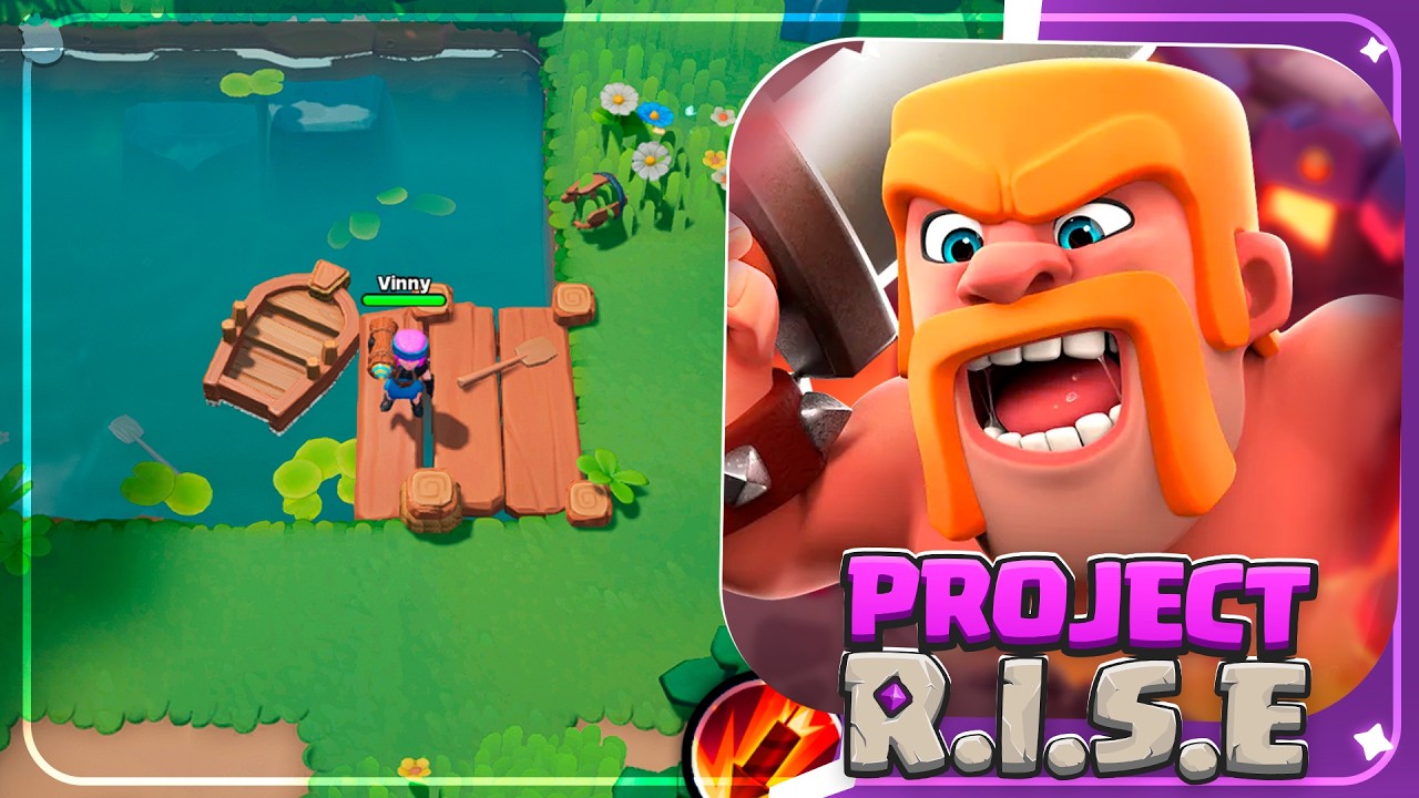 JOGUEI o NOVO JOGO da SUPERCELL, PROJECT R.I.S.E (Clash Heroes)! Alfa Fechado