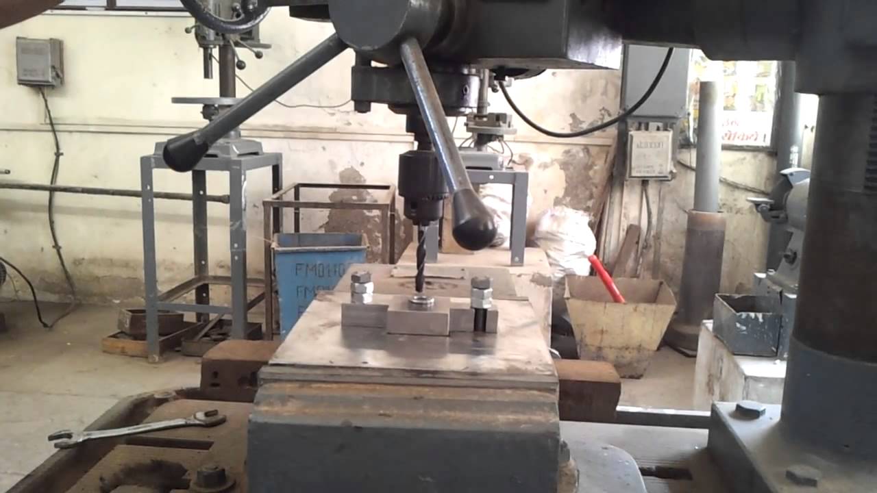 jigs and fixture for a drill machine