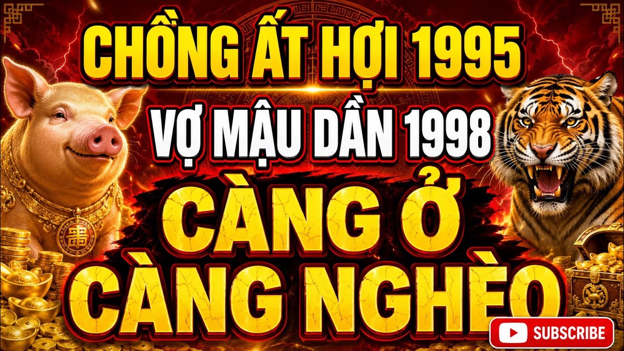 Xem Tử Vi Vợ Chồng Ất hợi 1995 và vợ Mậu dần 1998  Cần hóa giải ngay