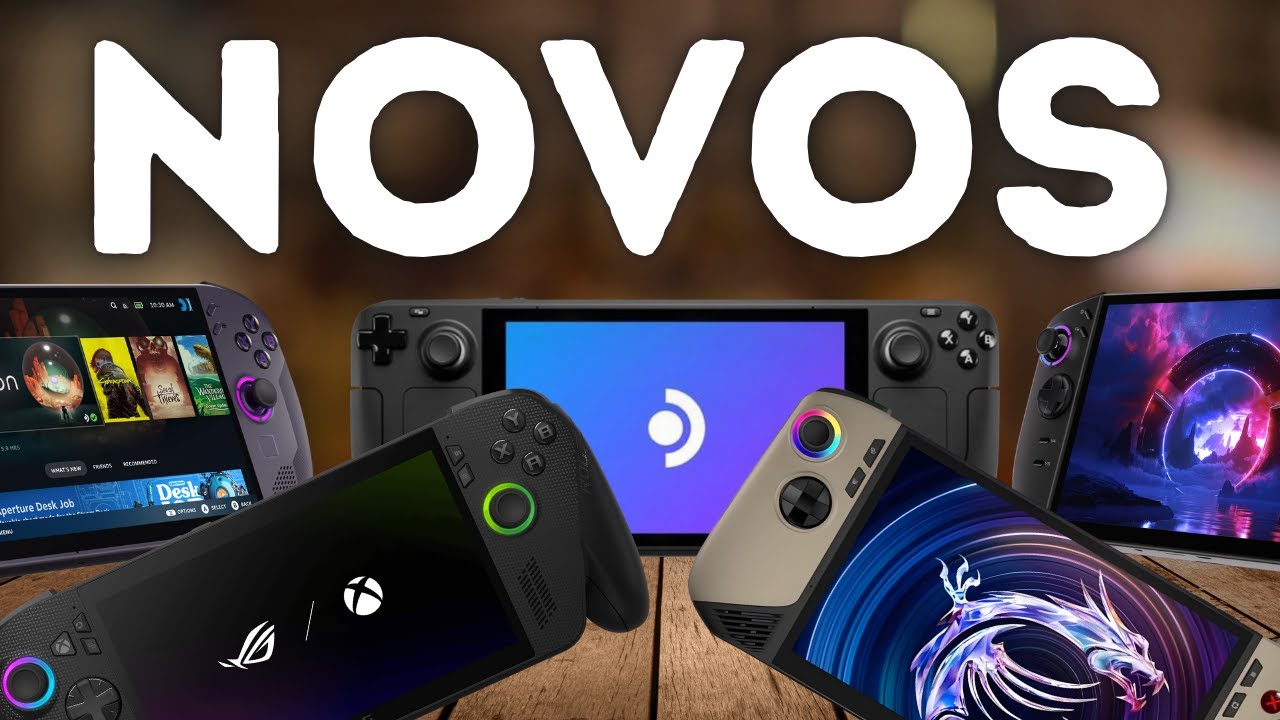 NOVOS PORTATEIS EM 2026 - STEAM DECK 2, LEGION GO S 2, ROG ALLY 2 E MSI CLAW 9