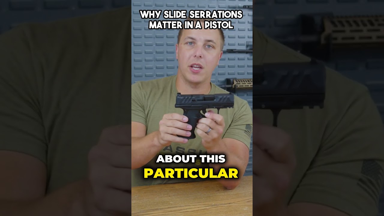 Why Slide Serrations Matter in a Pistol