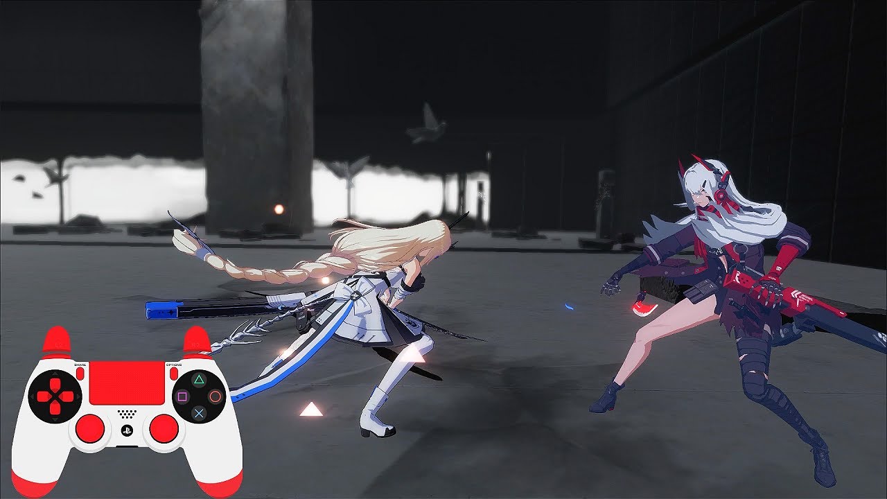 Punishing: Gray Raven - Using a controller for the first time - No Damage