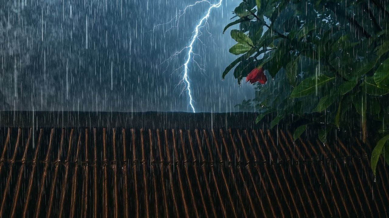 8 Hours of Cozy Rain at Night ☔ Ultimate Sleep, Study & Relaxation ASMR
