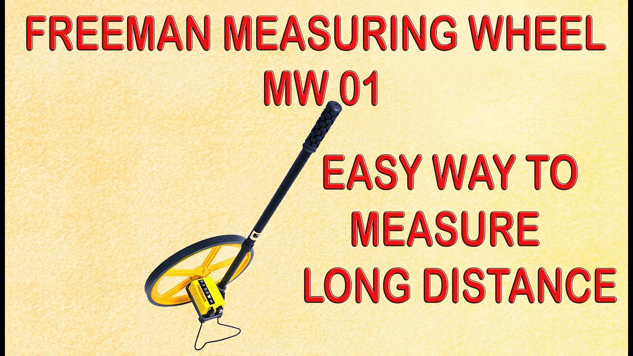 Freemans Measuring Wheel | Unboxing and Review | Easy way to measure long straight / curve distance