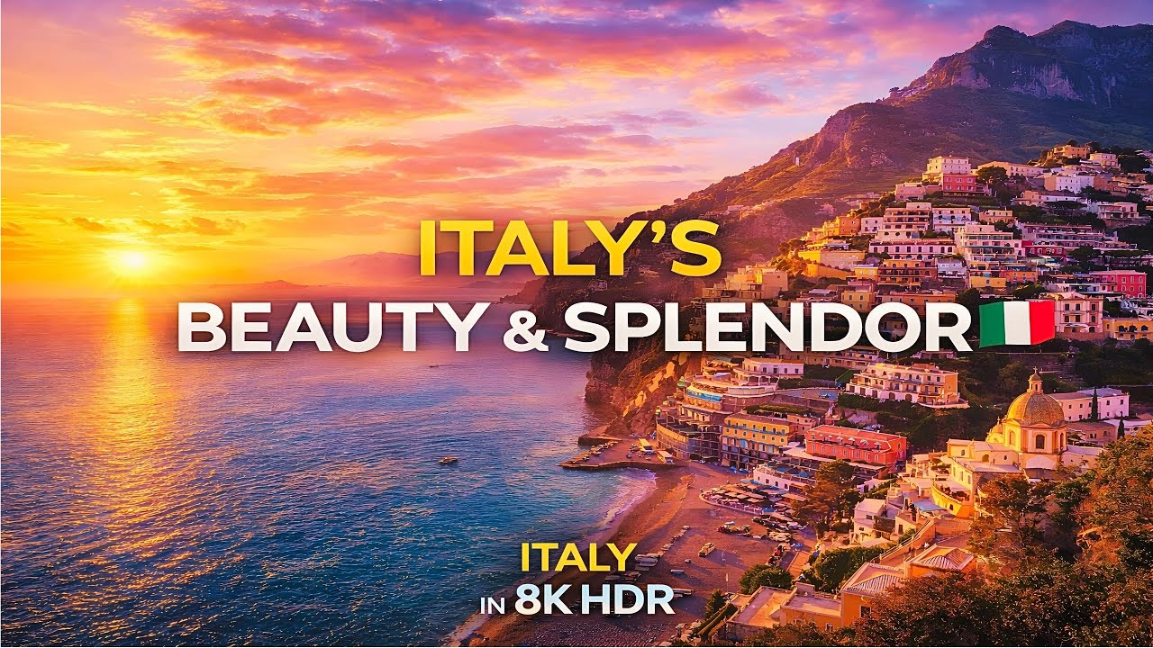 Italy in 8K HDR 🇮🇹 | Venice, Amalfi Coast & Timeless Beauty