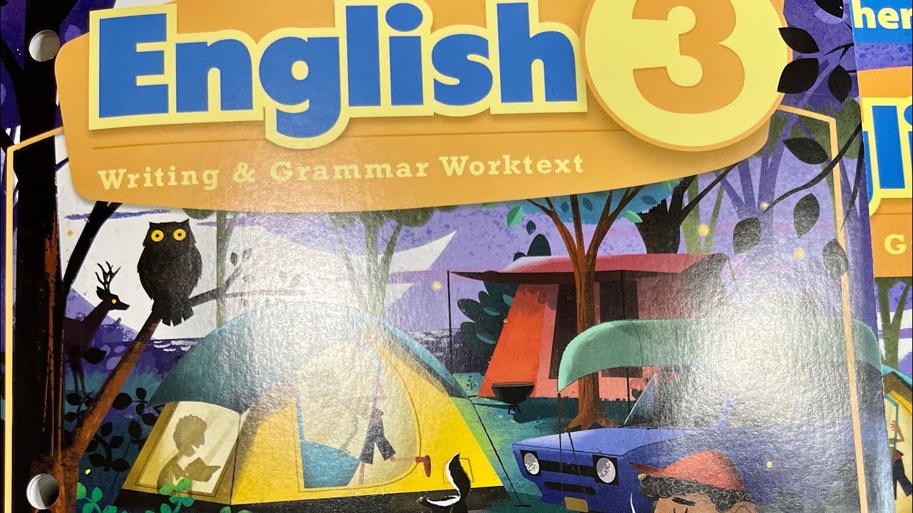 Flip Through BJU English 3. BJU Press English Writing & Grammar Worktext Grade 3.