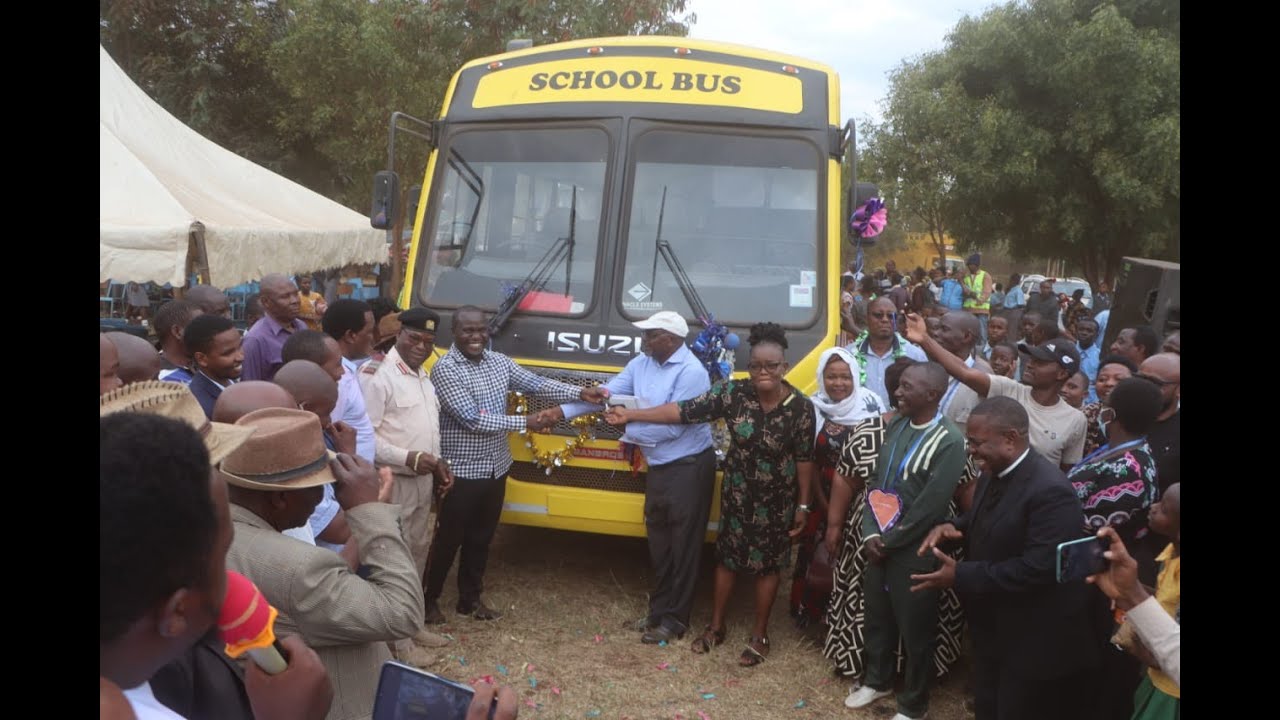 BISHOP JOHN NJENGA SECONDARY SCHOOL PRIZE GIVING AND HANDING  OVER OF THE BUS .