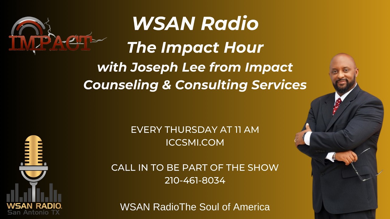 The Impact Hour with Joseph Lee is on at 11:00 AM  and you do not want to miss it!