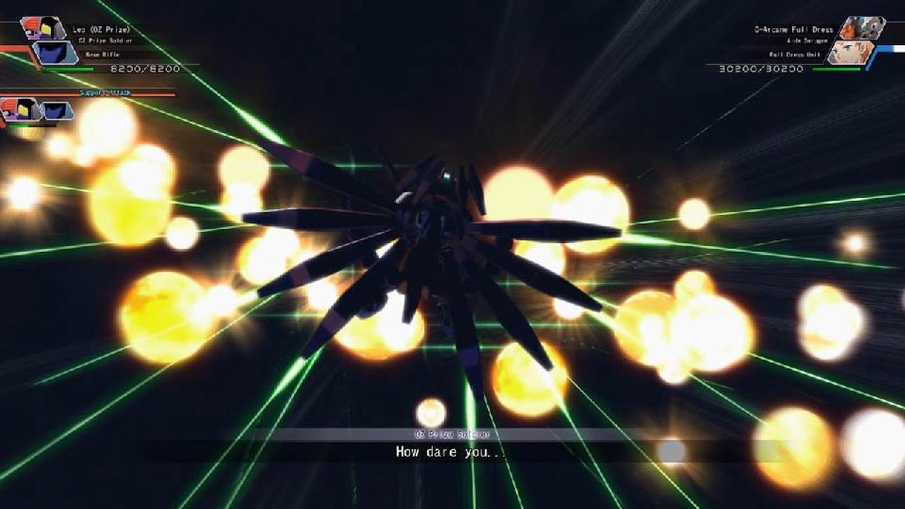 SD Gundam G Generation Cross Rays ~G-Arcane Full Dress All Attacks~