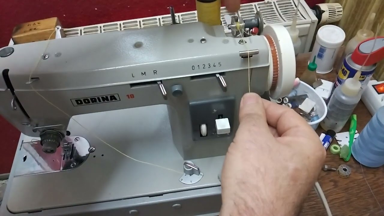 PFAFF Nähmaschine Dorina 18 {5جزء} Nähmaschinen-Funktionstest إختبار وتحرير عمل ماكينة الخياطة