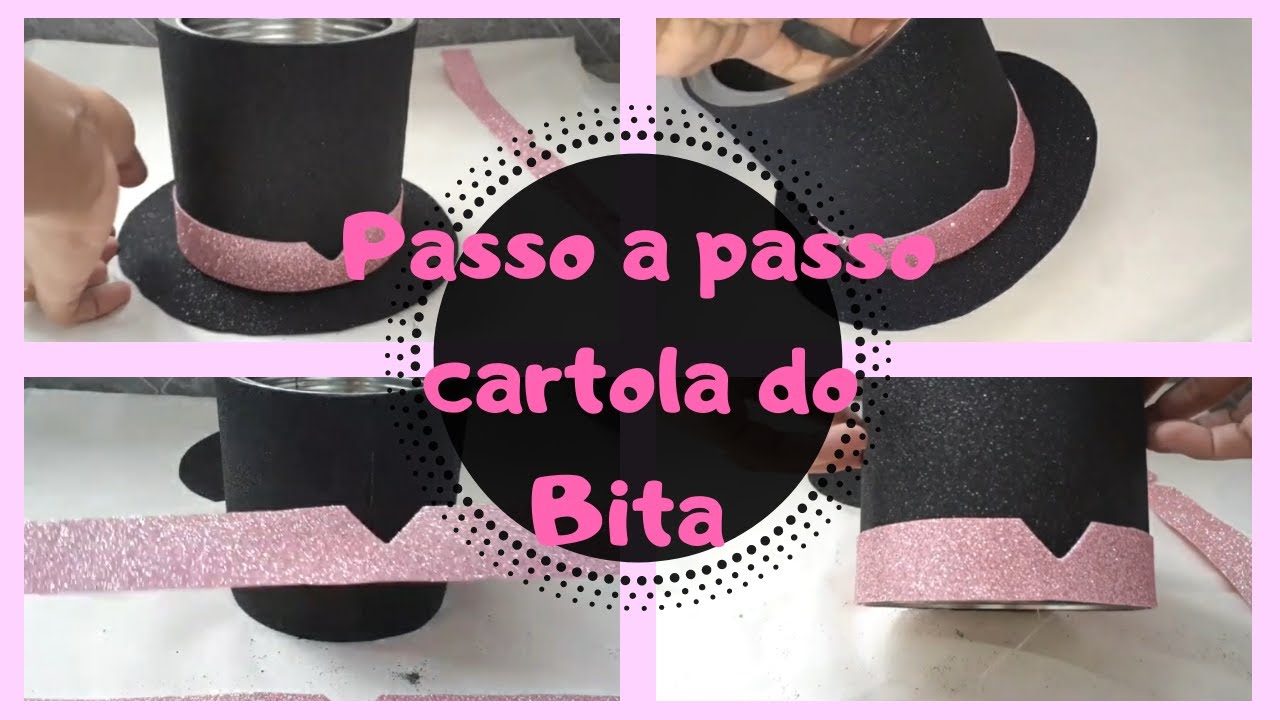 DIY: Cartola do bita passo a passo (Centro de mesa)