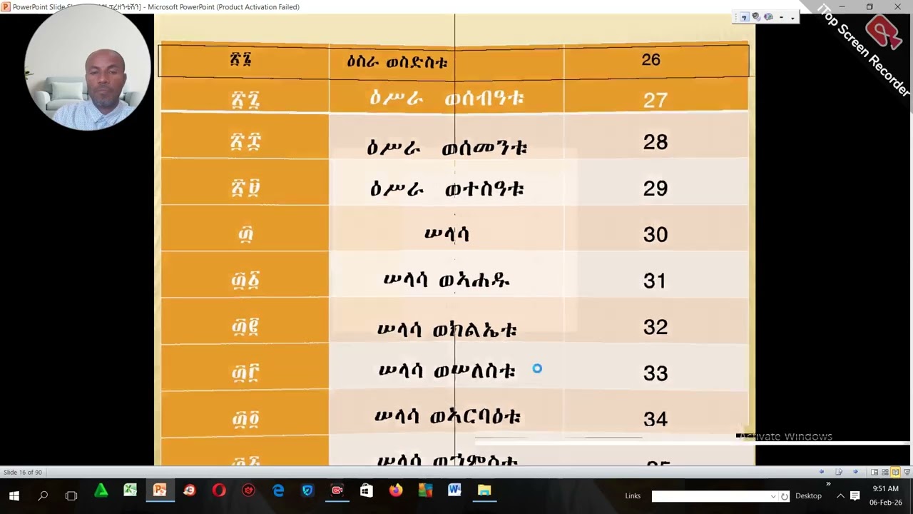 ኍልቍ ግዕዝ ክፍል ፪