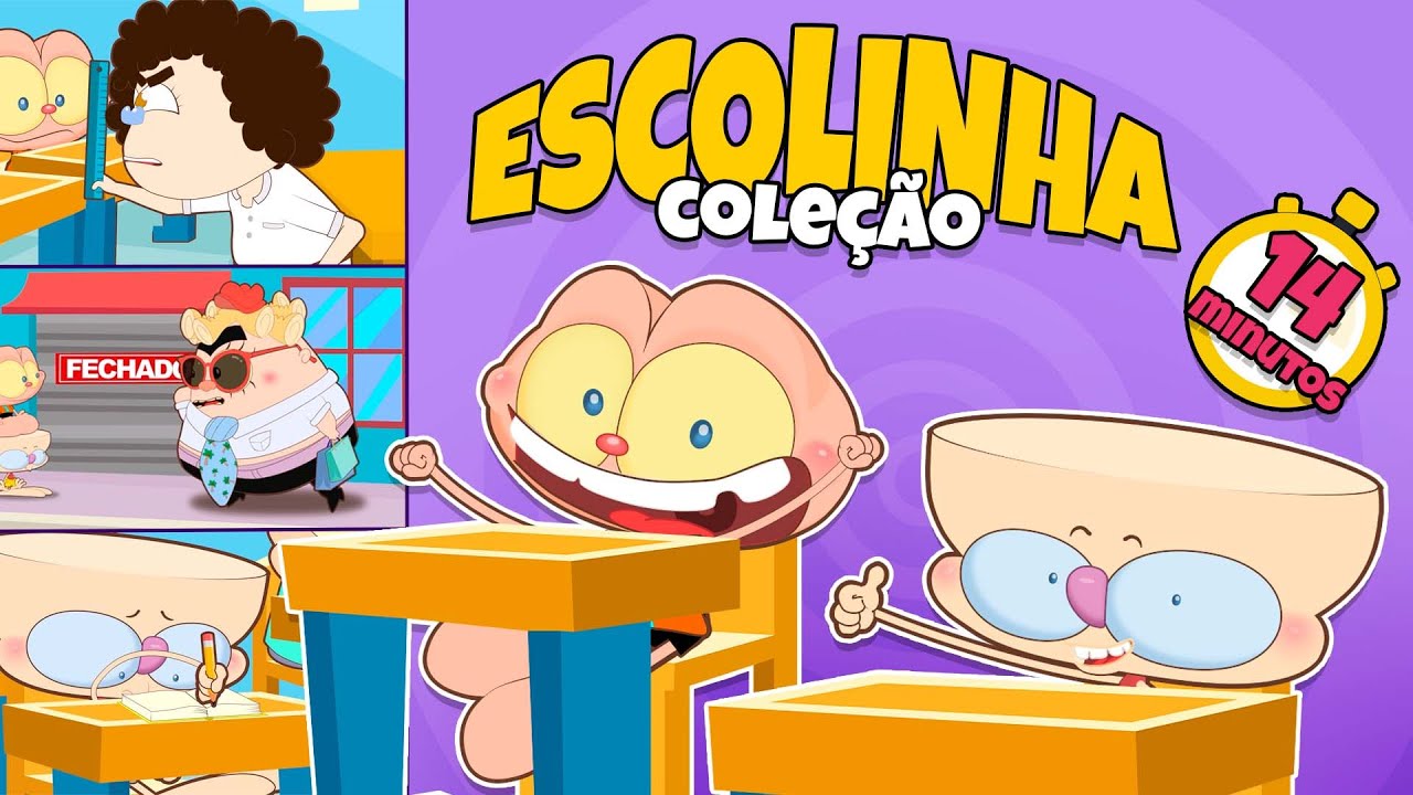 Mongo e Drongo em 3 episódios da Escolinha 2022 - Desenho animado na Escolinha de Mongo e Drongo