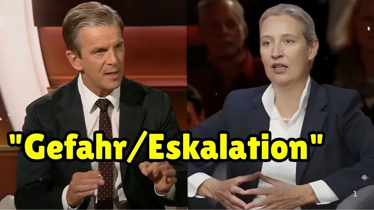 Eklat im TV: Alice Weidel verl&auml;sst Markus Lanz Show nach heftigem Wortgefecht!