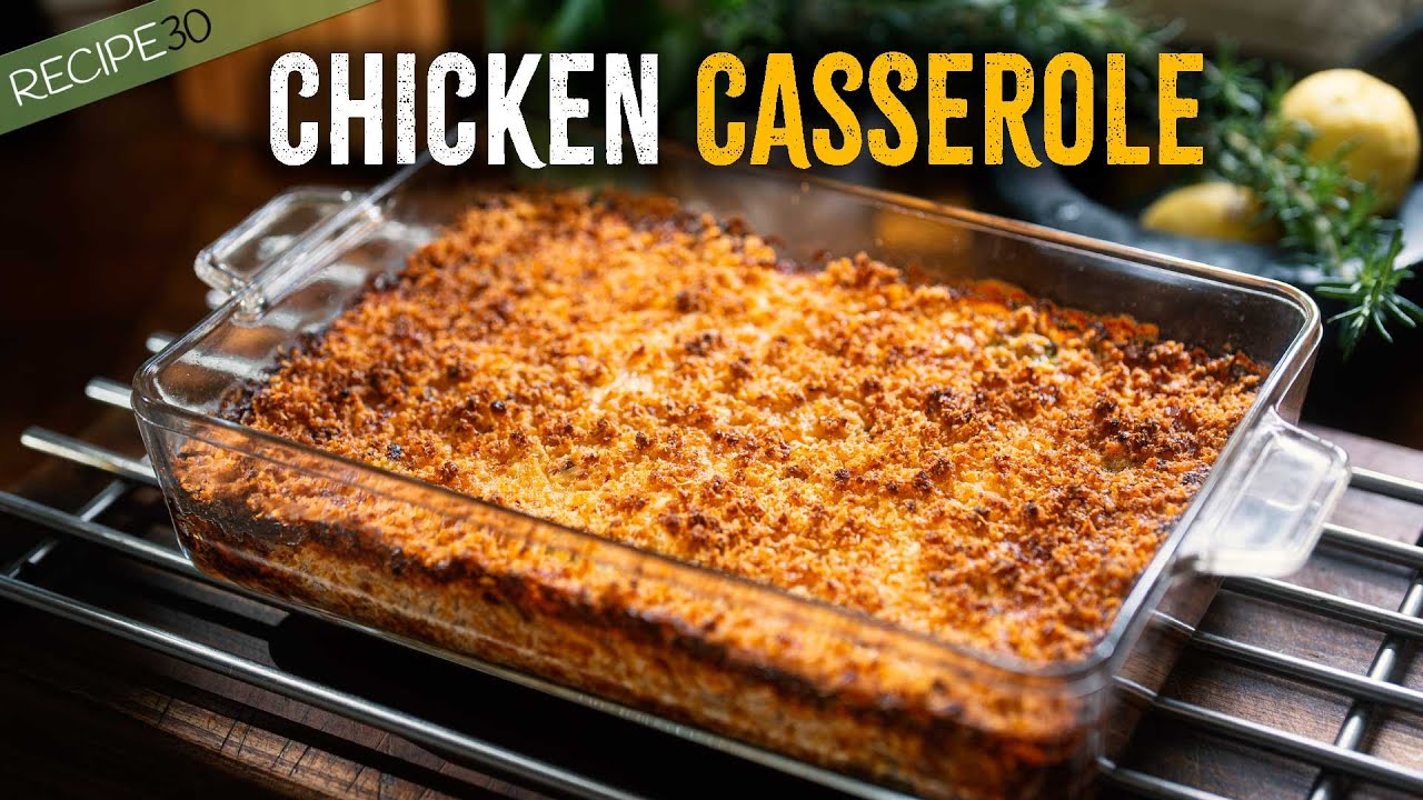 Gourmet Chicken & Bacon Casserole: A Homemade Gratin with Gruyère