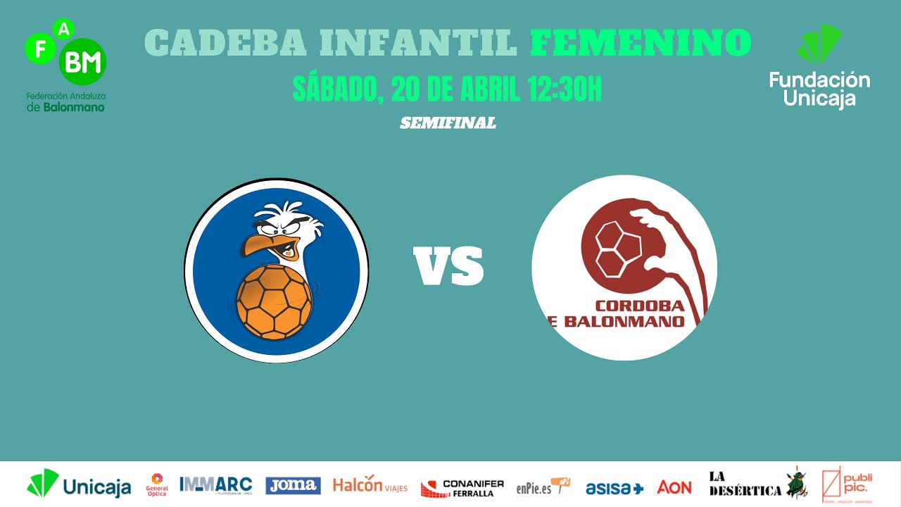 CADEBA INFANTIL FEMENINO 2024 // 2º SEMIFINAL : EM CARBONERAS VS SMURFIT KAPPA CBM
