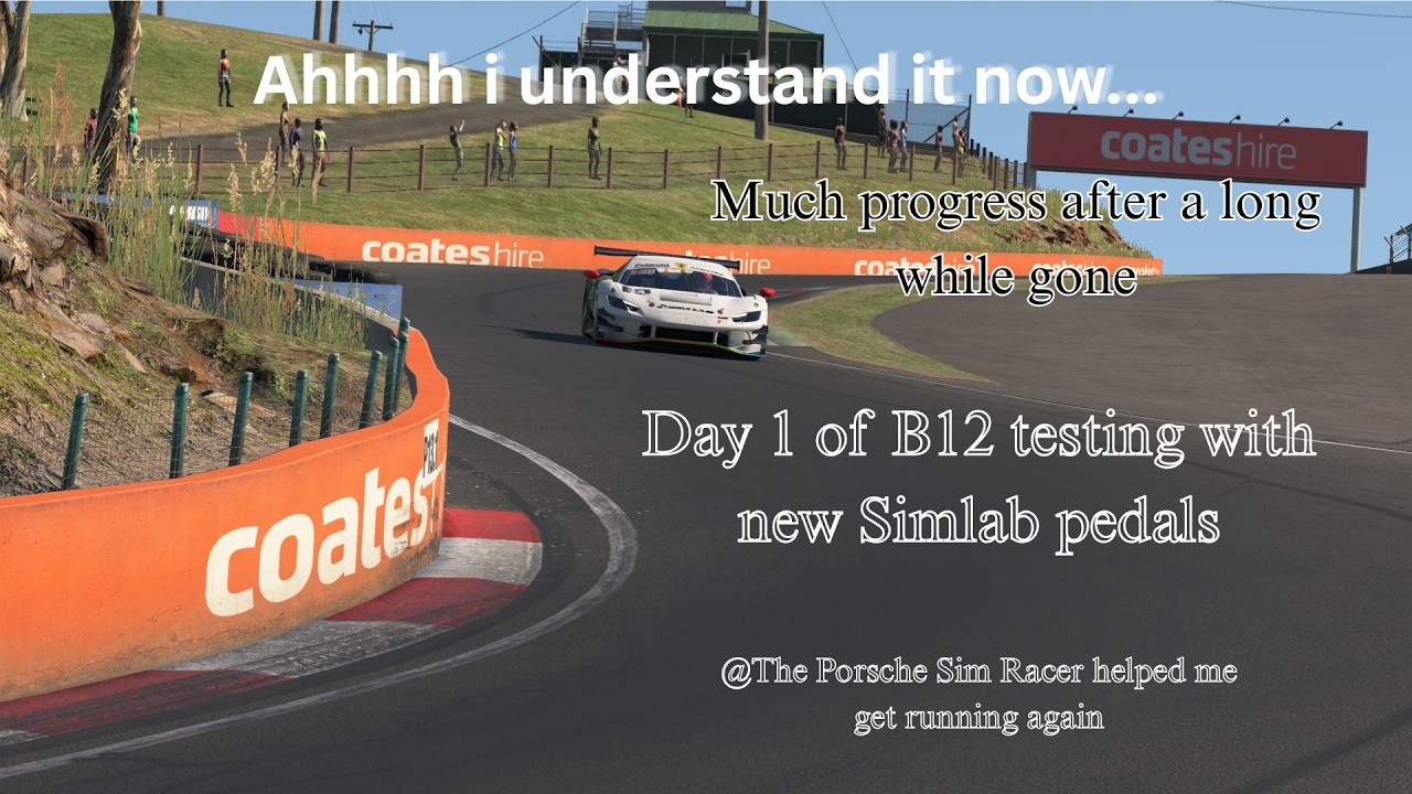 02-13-26 I'M BACK! Day 1 of testing in prep for the Bathurst 12 with my new pedals!