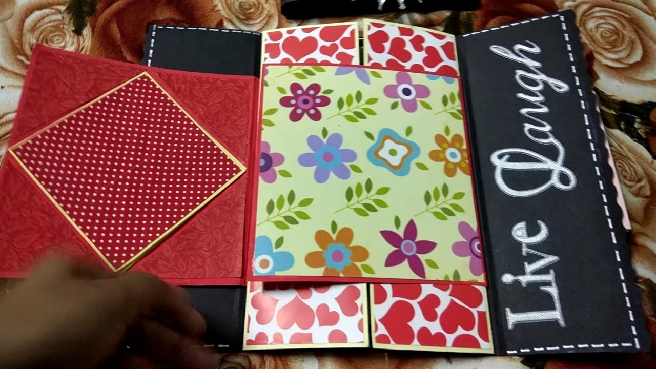 Multiple folds card...For Birthday or Anniversary🙂