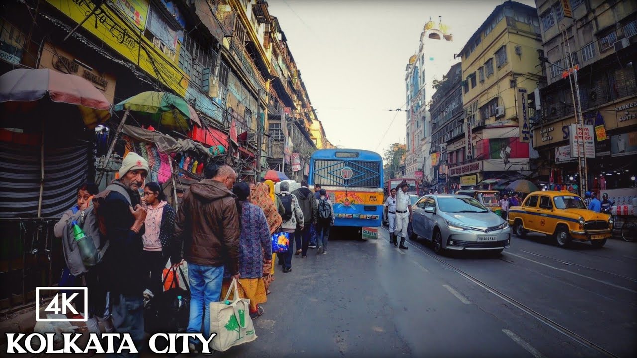 Bara Bazar Kolkata(Calcutta) - Howrah Bridge to MG Road Metro Station - Kolkata Walking Tour
