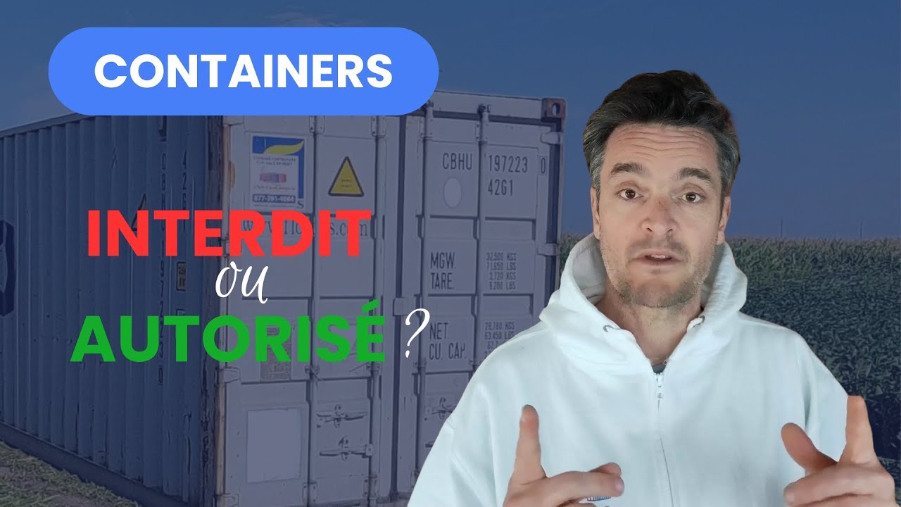 Faut il une autorisation pour installer un container chez soi ?