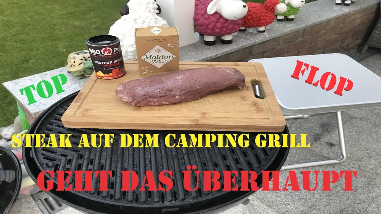 Steak auf dem CADAC Camping Grill  geht das überhaupt / TOP oder Flop