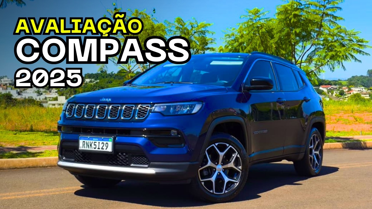 🔥SUPER AVALIAÇÃO - JEEP COMPASS LONGITUDE 1.3 T270 AUTOMÁTICO 2025 🚙