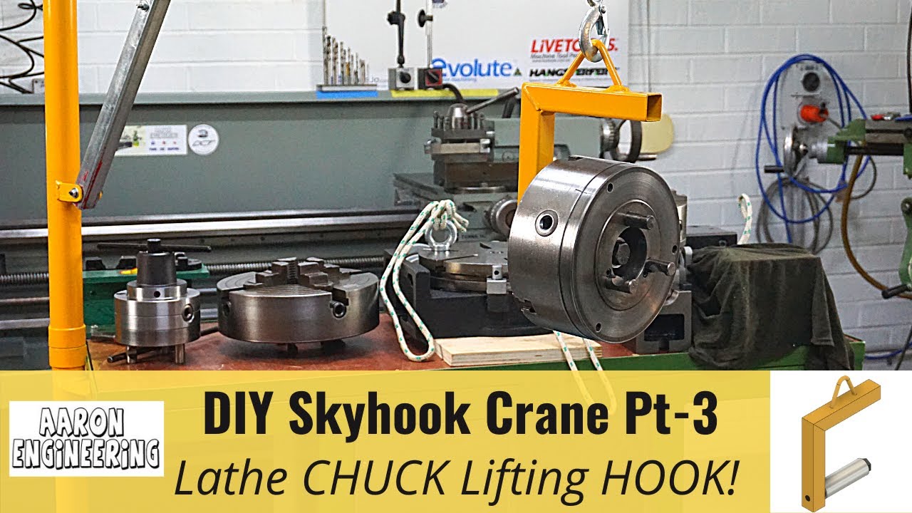 Sky Hook LATHE Chuck Lifting Attachment
