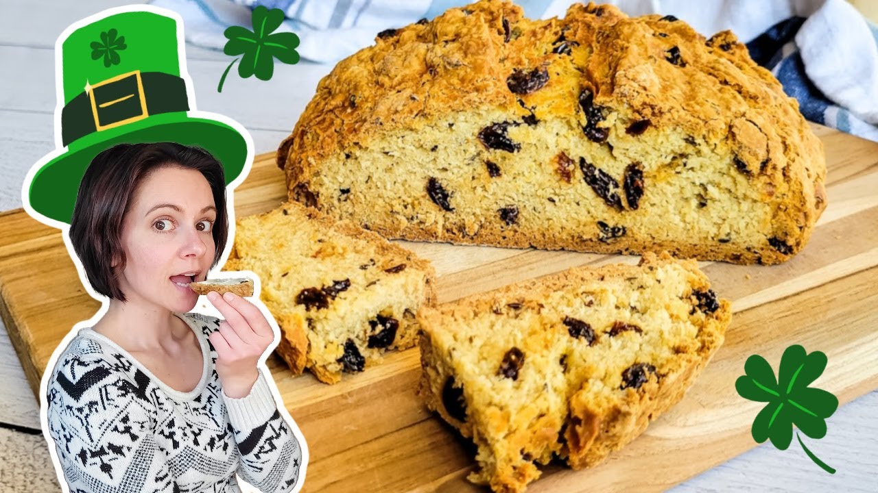 EASY IRISH SODA BREAD RECIPE - Dairy Free +Vegan St. Patrick's Day Treat 😋