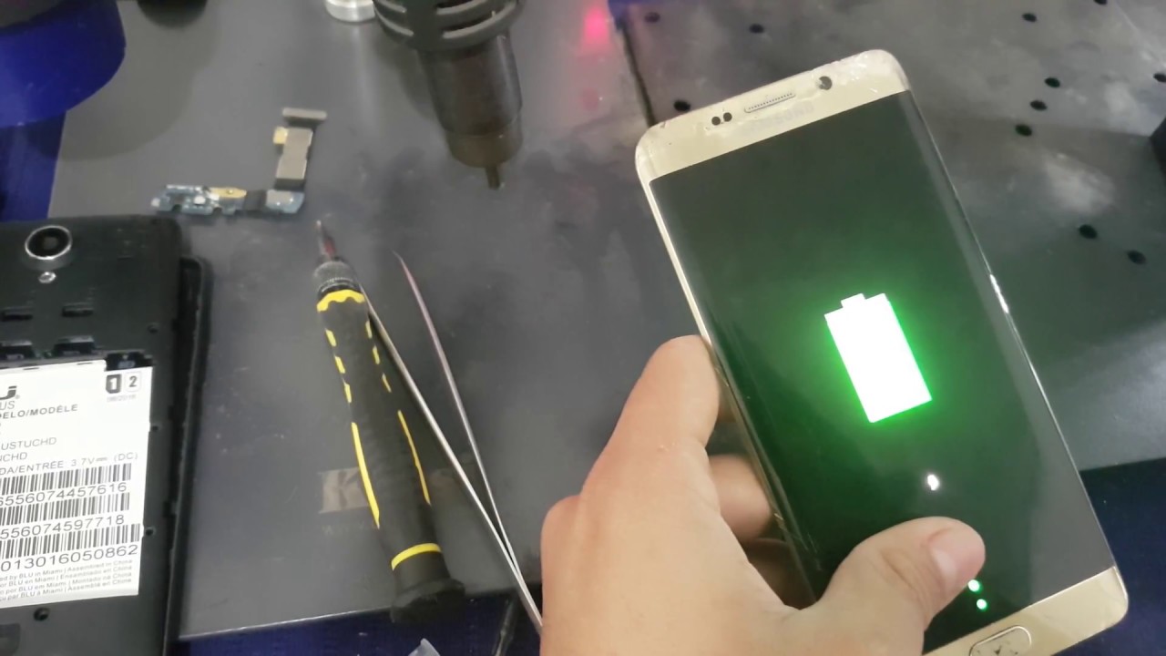 Reparación de puerto de carga sin cambiar de flex completo G928 s6 edge plus
