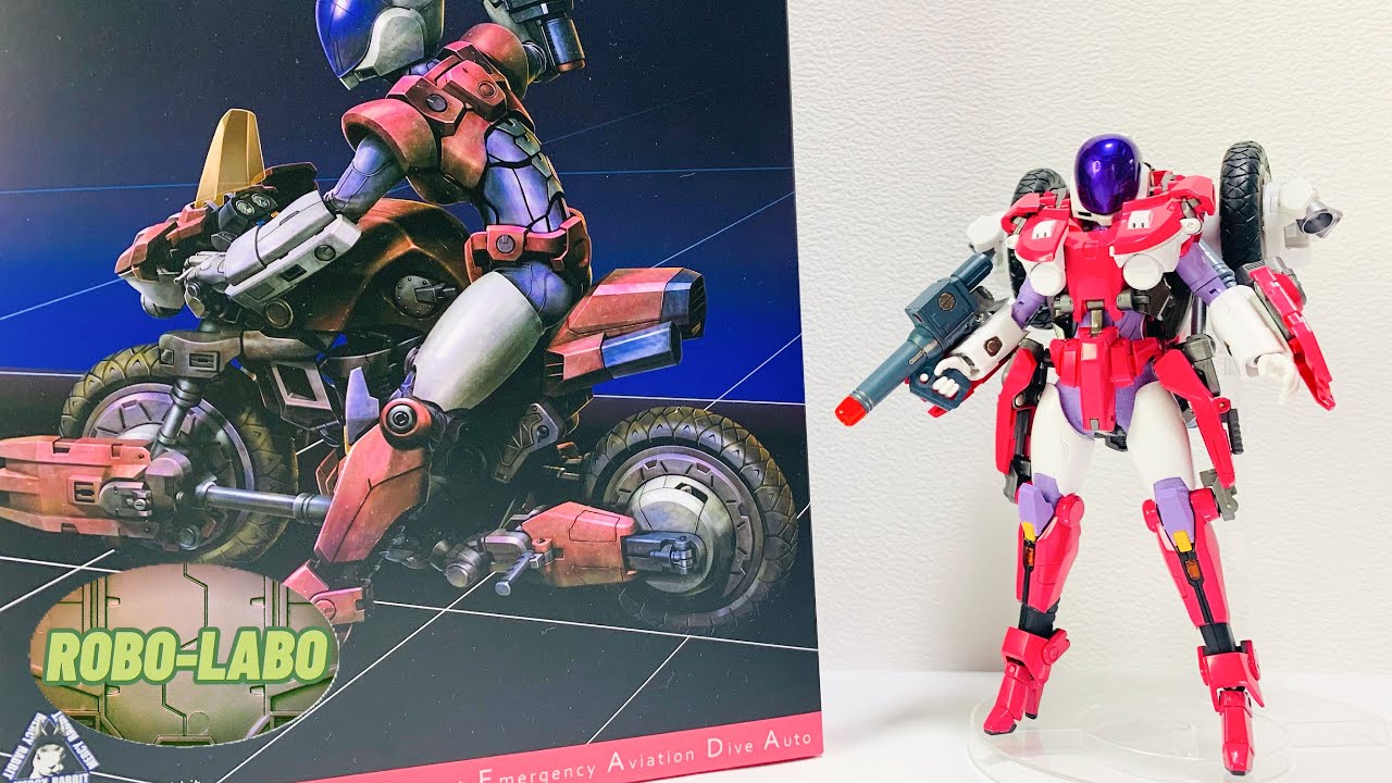 【RIOBOT】『1/12 バートレイ』変形させるよ⭐️ 突ッ張り少女ブルース / 機甲創世記モスピーダ