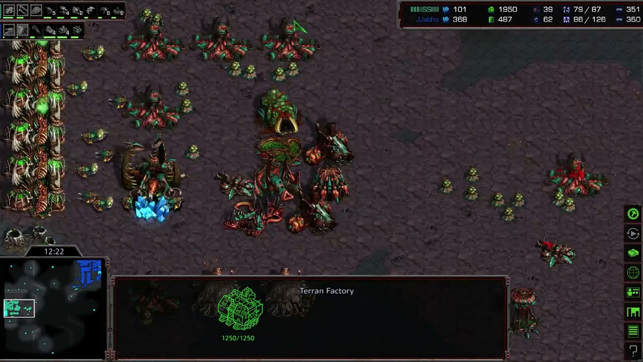 JJabho (Terran) vs Minchul (Zerg) - Fastest Starcraft Casty Cast - Nice Game!!