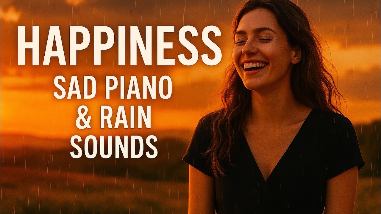 Happiness | Sad Emotional Piano & Rain Sounds
